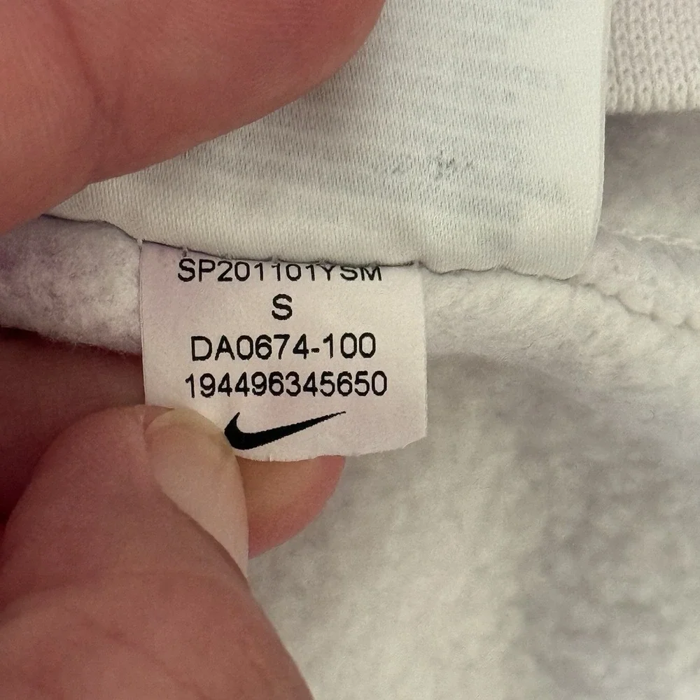 Nike Crewneck Sweatshirt Womens Small Pink Tie Dye Oversized Fleece